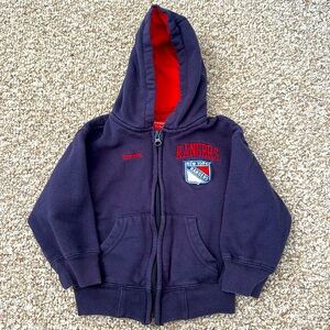 New York Rangers 3T Hooded Zip Up